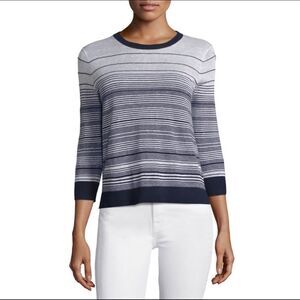 NWOT Theory Rainee P Prosecco Semi-Sheer Sweater‎ Size Large